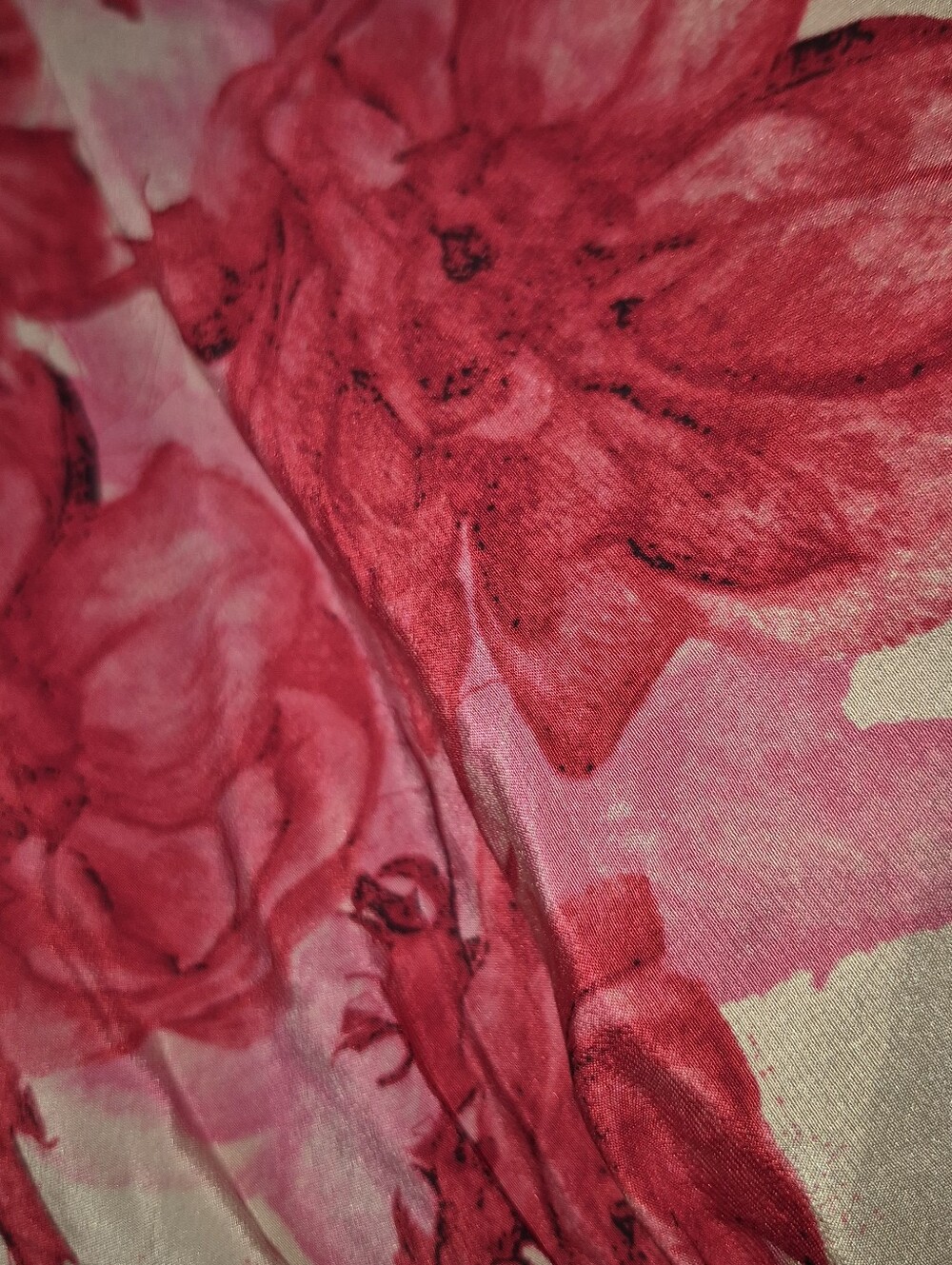 Ted Baker Dega Floral Roses Red Pink Dress - Picture 4 of 15